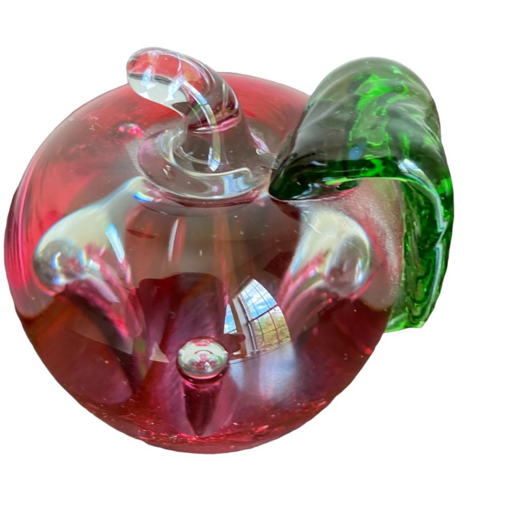 Caithness Glass Paperweight Windfall-Ruby - Picture 12 of 16